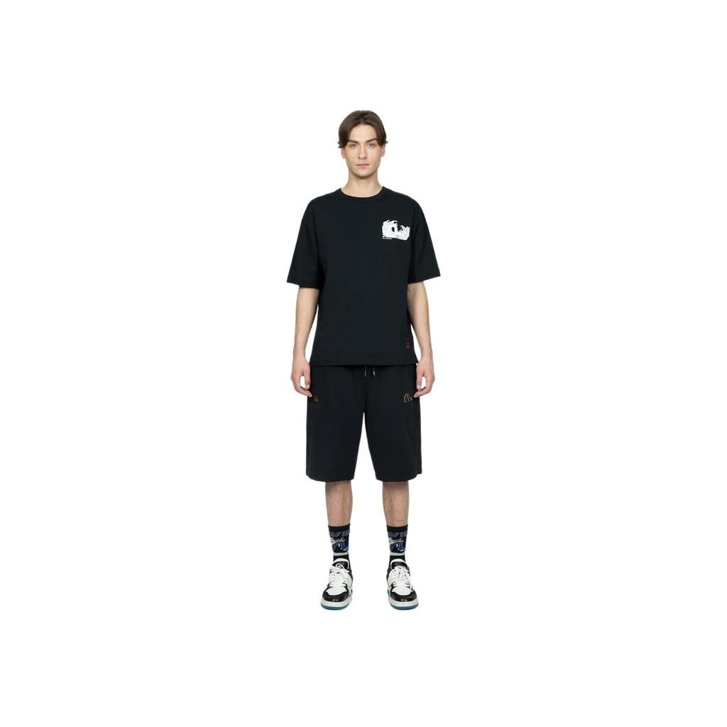 Evisu Buddha Head And Logo Seagull Embroidery Casual Shorts Men Shorts 2ESHTM3ST569XXCT