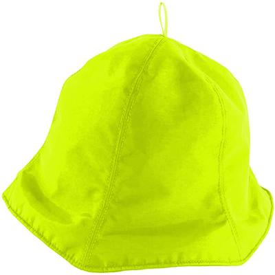 Sauna Hat Sauna Nylon Sauna Hat Hat One Size Fits Most [lowliu] Men's Women's (Yellow)