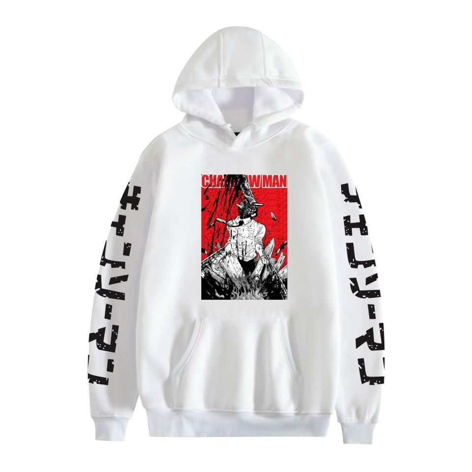 Chainsaw Man Anime Men Women Hoodies Autumn Casual Pullover Hoodie Fashion Sweatshirts Hip Hop Sweatshirt Clothes