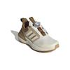 Adidas Rapidasport Boa Comfortable Shock Absorption Durable Breathable Low Top Running Shoes Kids Sneakers White Brown ID5911