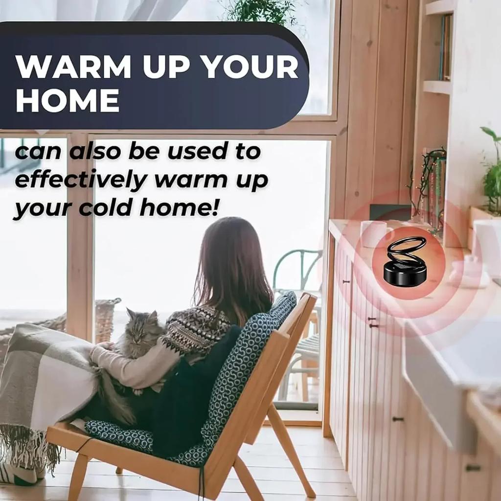 Solar Car Air Freshener Car Perfume Suspension Rotating Car Solid Perfume Aromatherapy ABS Double Ring Car Decoration