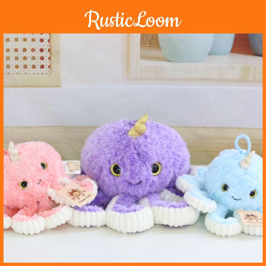 Plush Octopus Toy With Soft Short Plush And Pp Cotton Filling For Kids Gift