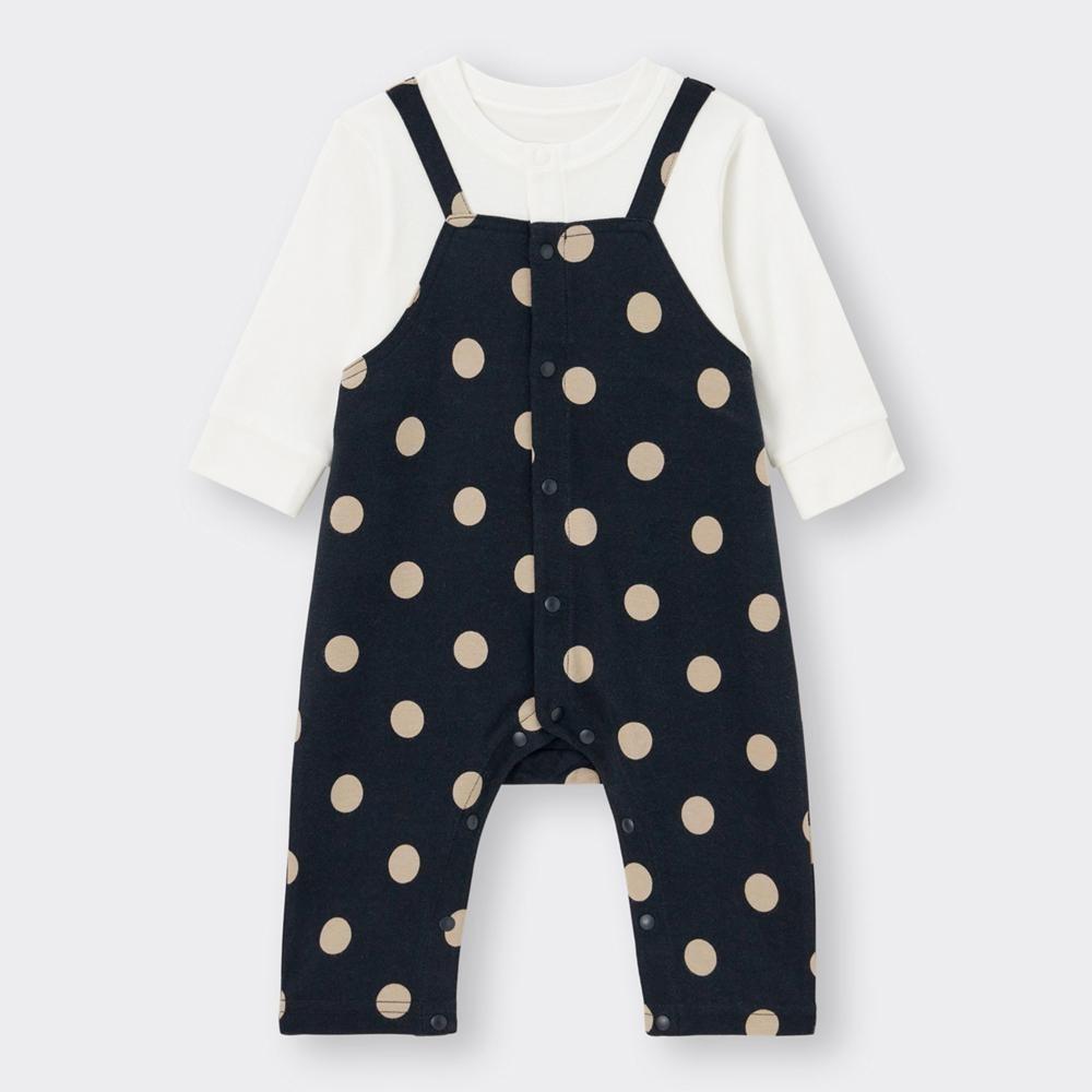 

GU BABY NEWBORN Sepaor с длинными рукавами в горошек + X