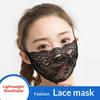 Lace Anti-Uv Sunscreen Mask Breathable Ear Cord Face Cover Scarf Hanging Ear Dust-Proof Scarves Mask Summer Dust-Proof Veil