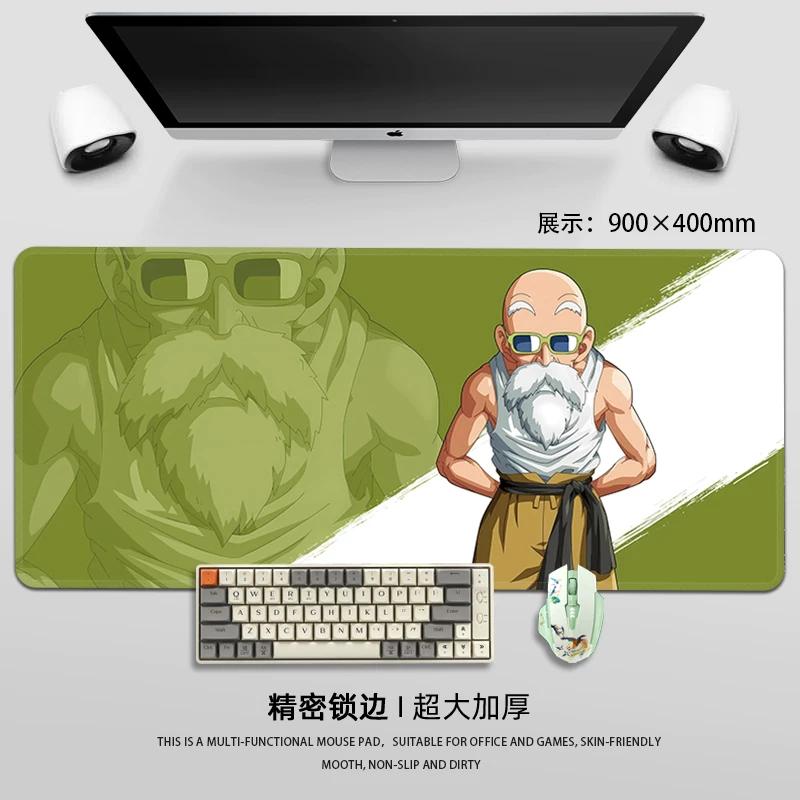 Men Boys Mouse Pad Cartoon Anime Dragon Ball Leather Mouse Pad Son Goku High Definition PrintingPad Large Game Mouse Pad Laptop Keyboard Pad