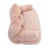 Sofa dla zwierząt domowych, ciepła, miękka, wygodna, zdejmowana, zmywalna, antypoślizgowa, dolna część kanapy dla kotów i psów