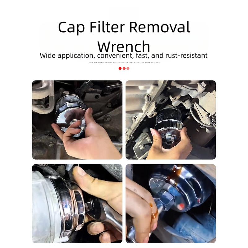 Oil Filter Removal Wrench Socket tallation Tool With 1/2 Inch Square Drive Multiple Sizes Available Automotive Repair Tools