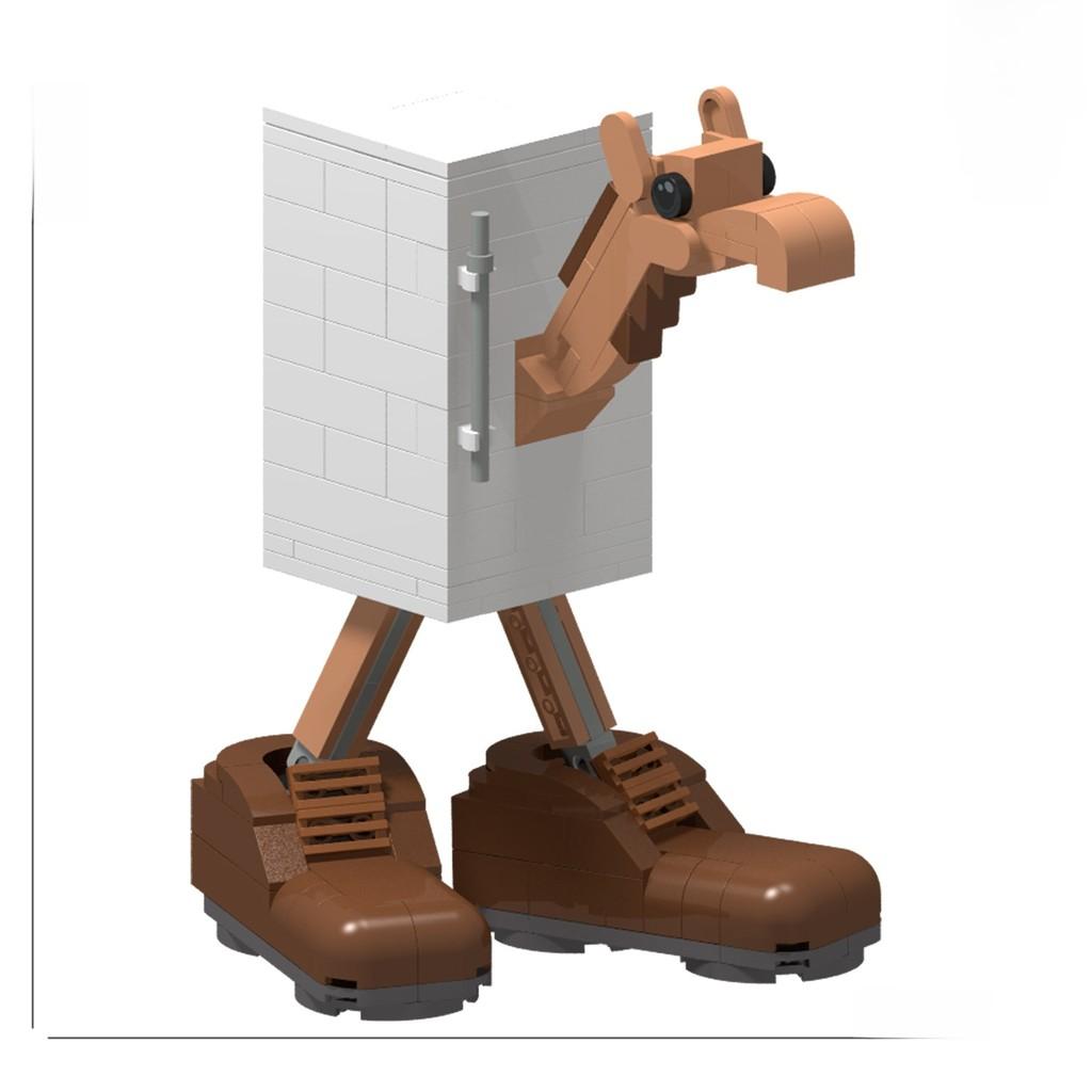 Tung Tungsahur Tung Diy Building Blocks Cartoon Assembly Toys For Gift Kids