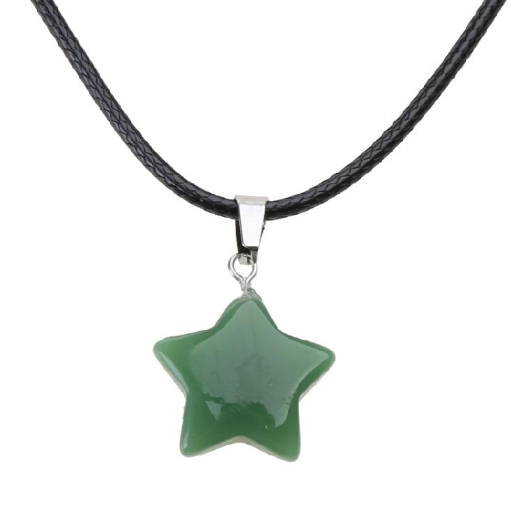 Natural Stone Star Aesthetic Necklace Fashion Simple Clavicle Chain Women Girls