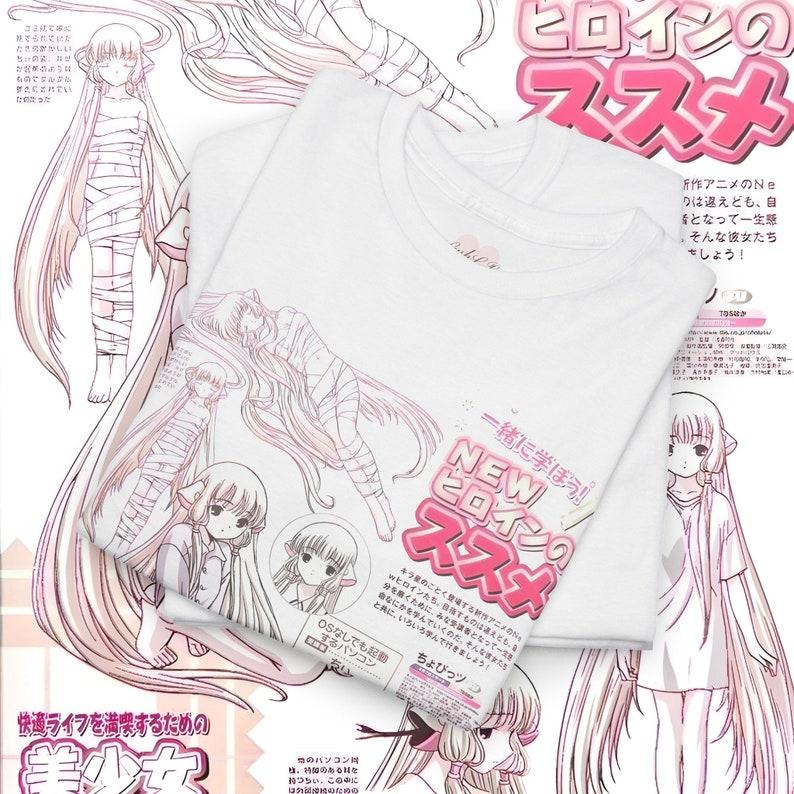 Anime Chobits T-Shirt Anime Graphic Tee Gift