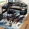 1pc Budweiser Clydesdale Horses Office Chair Mat - Anime Cartoon Design, Non-Slip Carpet for Home and Office Decor, Suitable for All Seasons.C002
