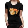 Sushi Cute Shiba Inu Dog TShirt for Women ONeck Streetwear T Shirts Womens Tees Short Summer Clothes Tops