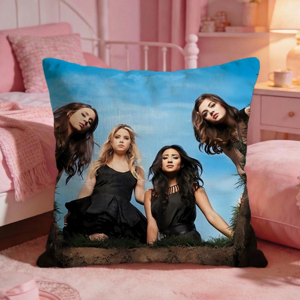 New PPretty Little Liars Cushion Cover Premium Comfort Reversible Pillow Cove Two In One Design For Any Room  Car Interior