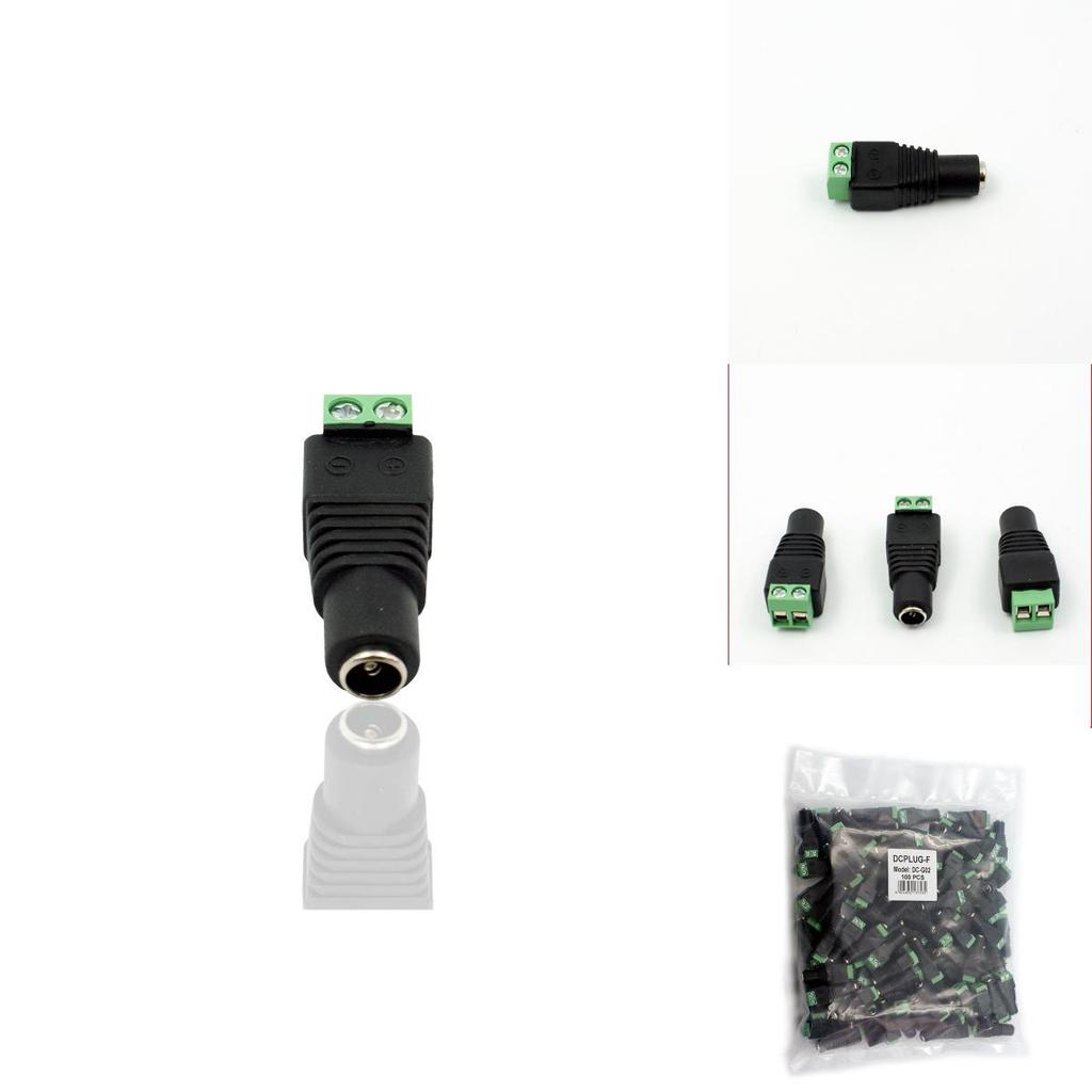 Premium Qualität Männlich Und Weiblich 2.1x5.5 Mm DC Stromstecker Buchse Adapter Für CCTV-Anforderungen