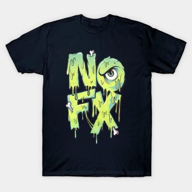 LOGO Nofx Band Full Size To 4XL Black 100% Cotton Shirt TT1251 Unisex T-Shirt XXXL