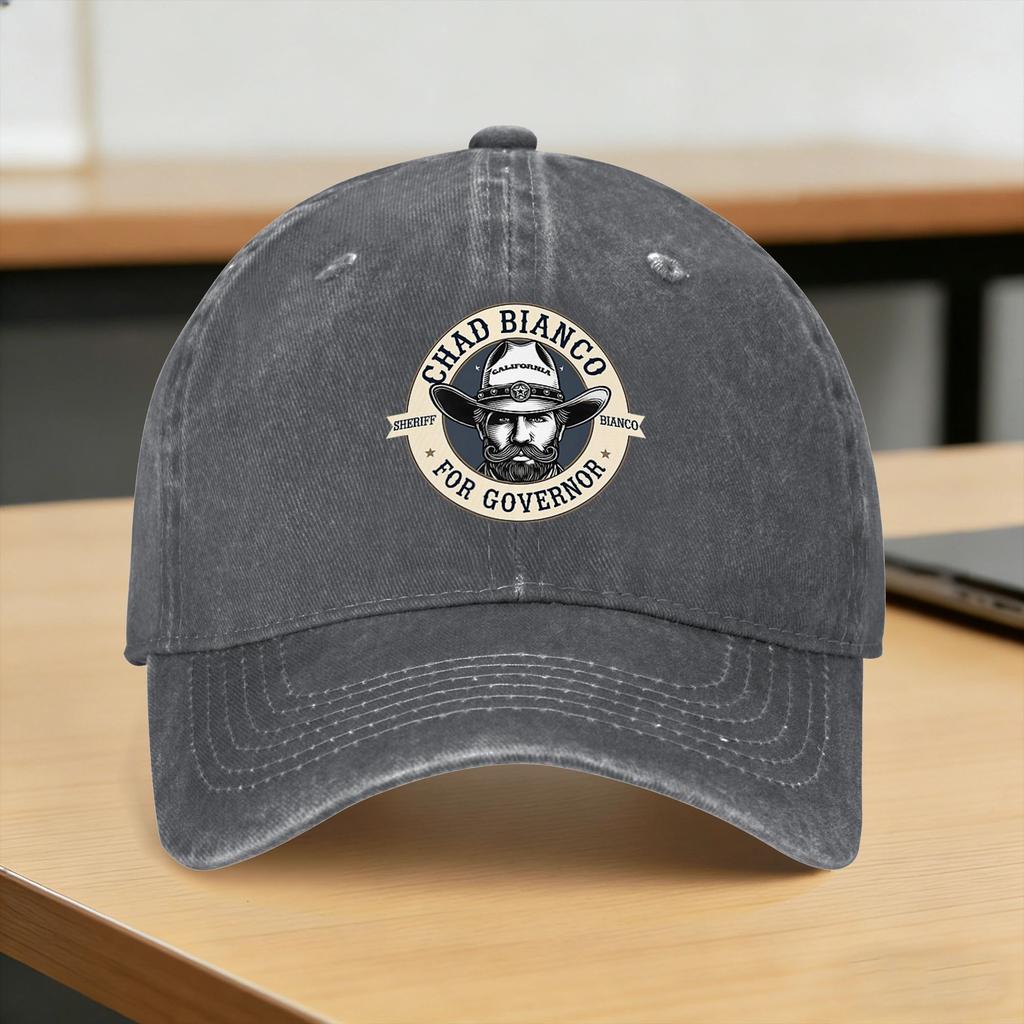 Chad Bianco For Governor Casual Baseball Cap Summer Trucker Hat Sun-Proof Running Hippie Snapback Cap Baseball Caps