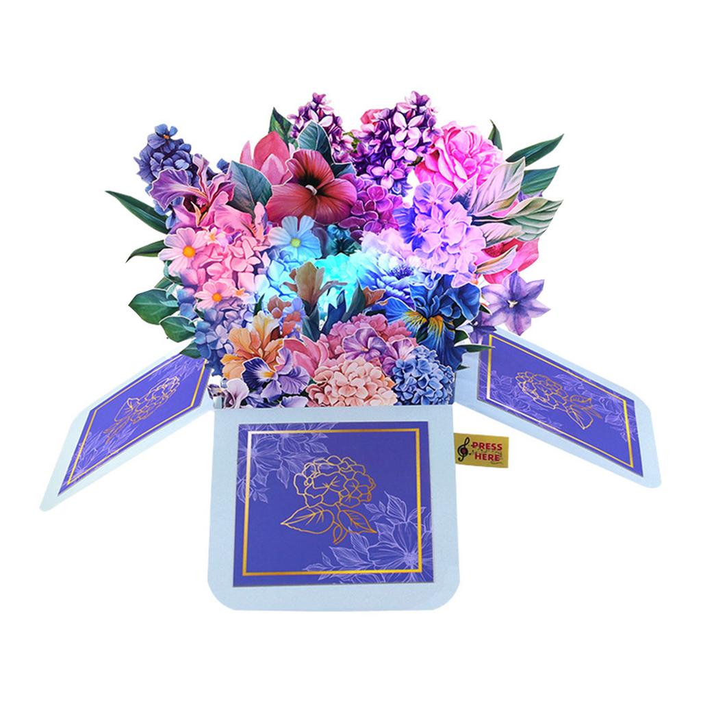 Handmade Musical Photo Frame Greeting Card Feature Built In Melodies And Sparkling LED Light Effect