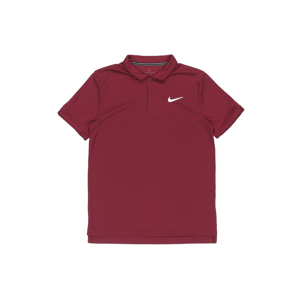 Nike Running Training Sports Quick-Dry Breathable Short Sleeve Polo Men Tops Burgundy CW6851-638