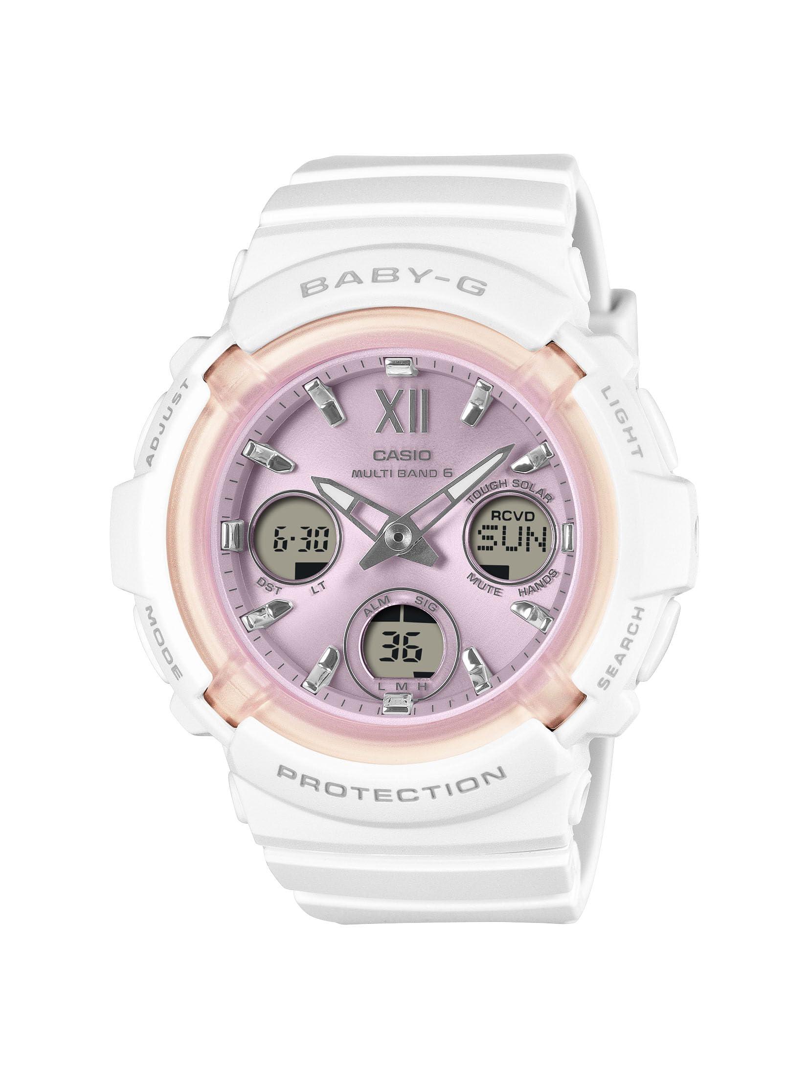 

Casio Solar White Baby-G BGA-2800SP-7A1JR Женские радиоуправляемые часы, Упаковка,