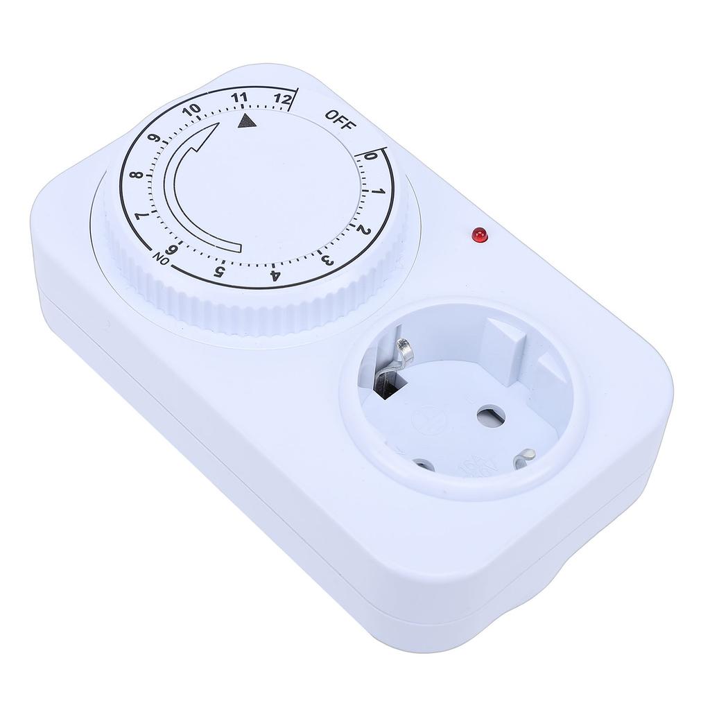 Countdown Timer Outlet 4800W 16A IP44 30 Minute Interval 12 Hour Mechanical Timer Socket