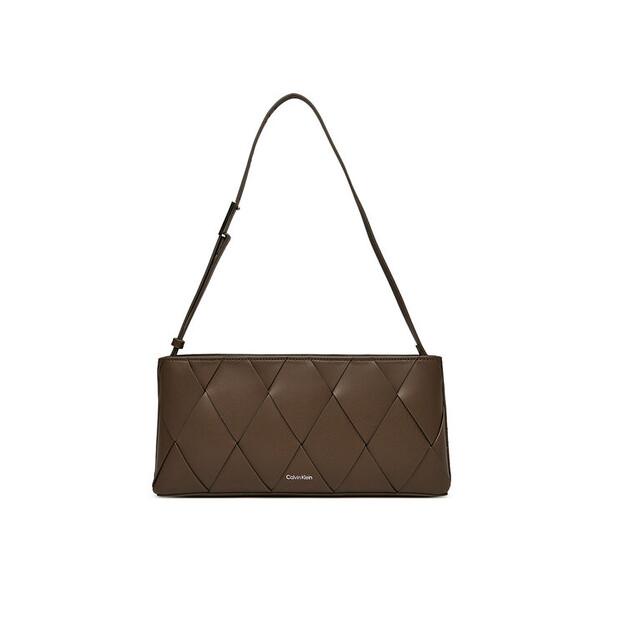 Bag Calvin Klein Calvin Klein Ck Woven Elongated Shoulder Bag K60K612992 Brown