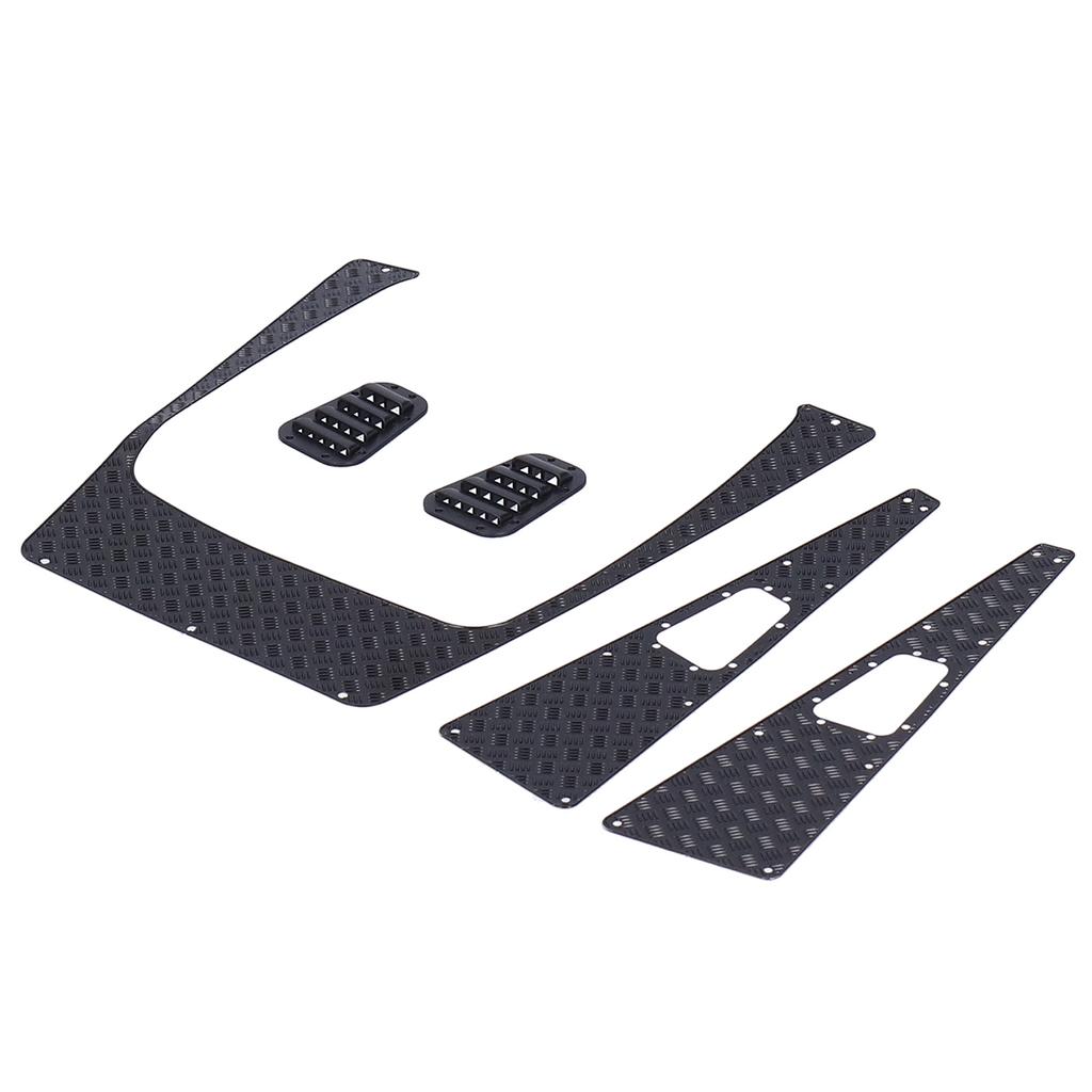 Stainless Steel Air Intake Grille Metal Intake Grille for Traxxas TRX‑4 TRX4 1 10 RC Car