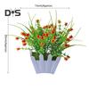 Flor artificial de plástico requintado bonsai realista decorativo falso bonsai