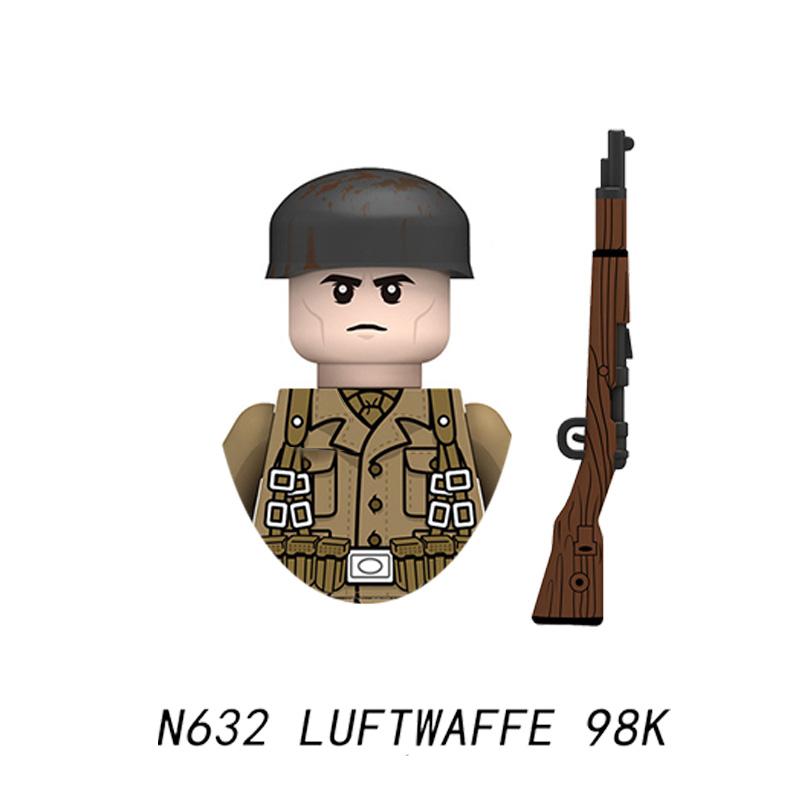 Kids Toys Mini Military Soldier Model Air Force Army Armed Camouflage Unit Small Particles Building Blocks Boys Holiday Gifts