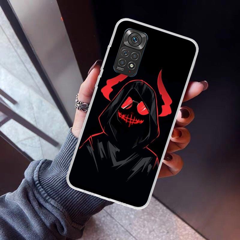 Devil Bad Boy Anime Phone Case For Xiaomi Redmi Note 10 11 12 13 14 15 Pro Plus 11S 12S 14S 11T 11E 10S Soft TPU Back Cover Redm
