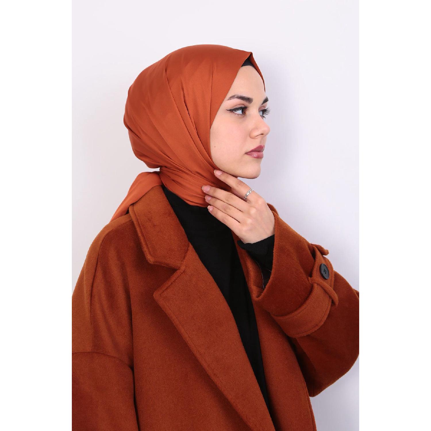 

Шаль из искусственного шелка с лазерной резкой - Тан 70 x 170 византия