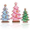 Gingerbread Man Christmas Tabletop Decoration Candy Colors Room Ornament  for Christmas Party