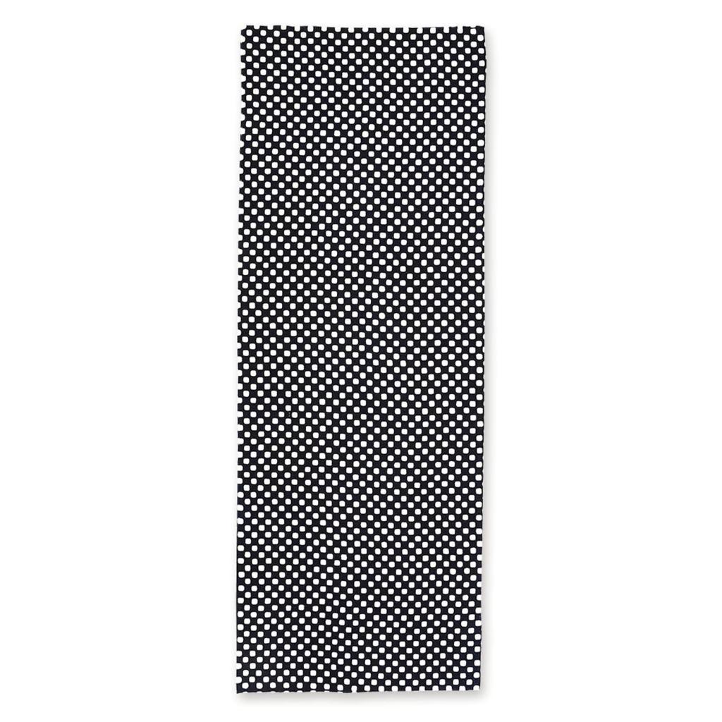 Miyamoto Towel Miyamoto Tenugui Hand Towel with Small Checkered Made In 33 X 03589 Chū-sen Pattern, Pattern, Japan, Black, Approx. 90cm,