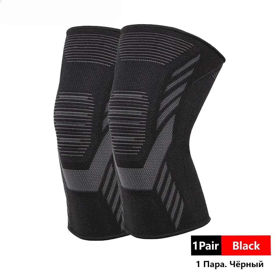 

Спортивные компрессионные наколенники, дышащие трикотажные наколенники для поддержки ног, для велоспорта, бега, баскетбола, футбола, волейбола S