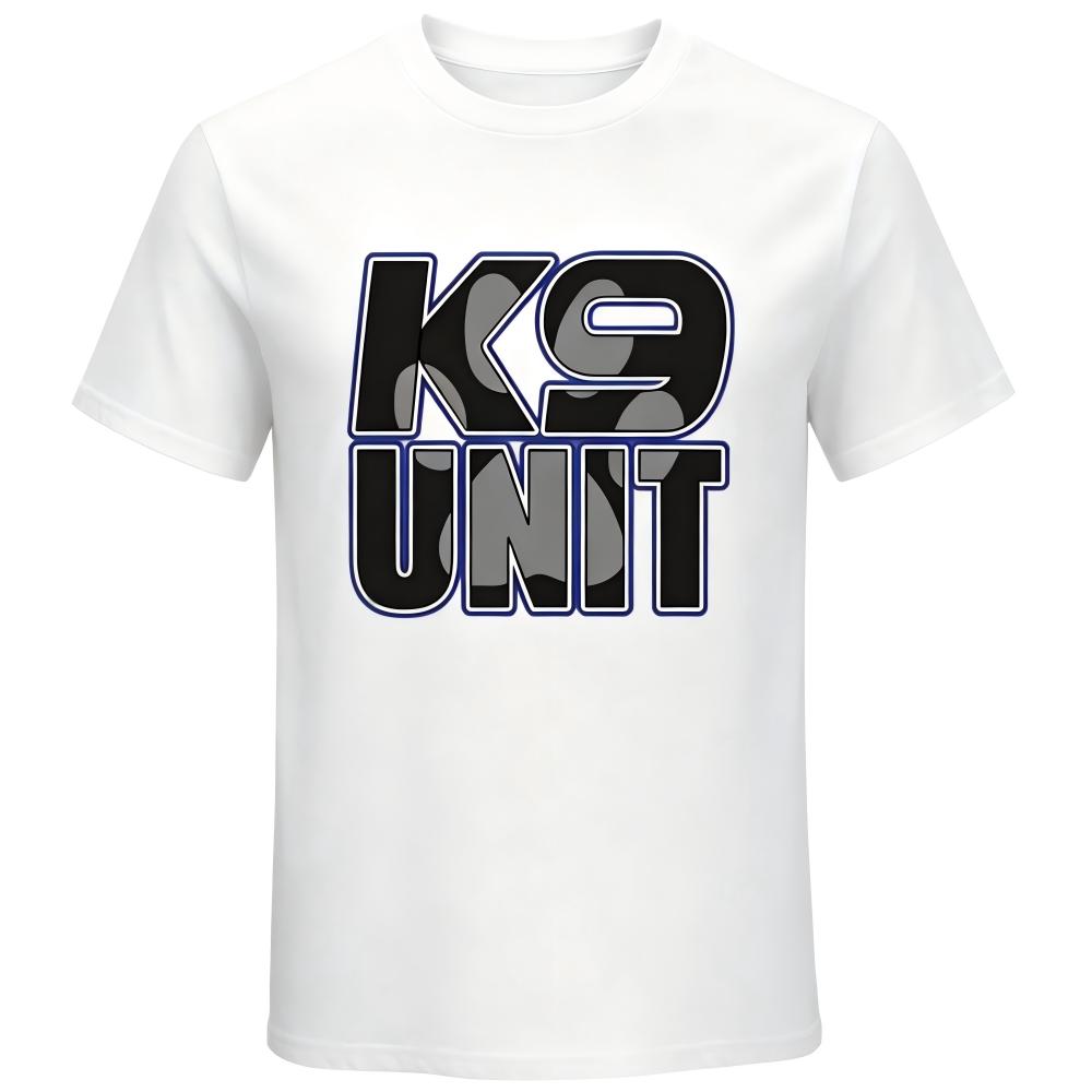 K9 Unit Camo Graphic Men Casual Cotton T-Shirt