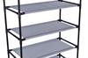 Lea Grey Textile Shoe Cabinet