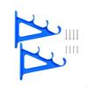 2 Pack Fishing Rods Wall Mounted Storage Rack Adjustable Space Saving Portable Easy To Install , for