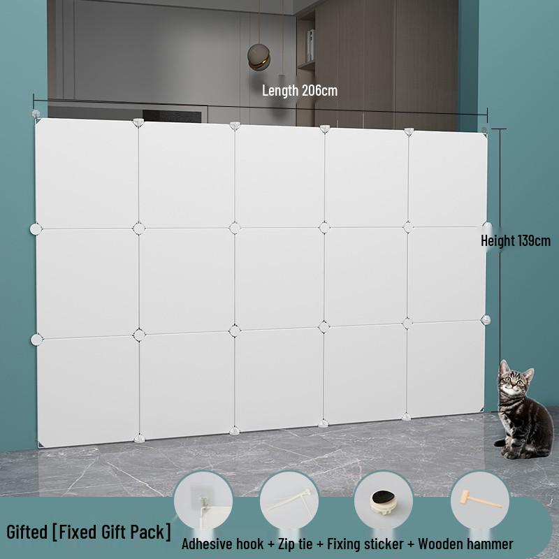 Indoor Pet Barrier: Dog & Cat Net Rail for Doorways and Balconies
