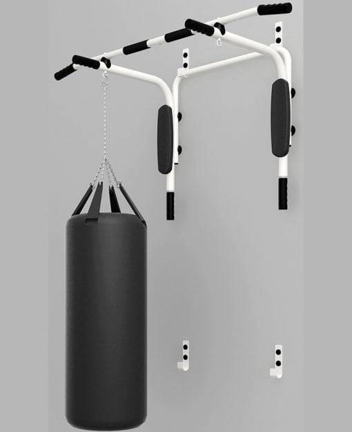 Pull-up Bar Wall Mounted 3in1 with Stick +box Black