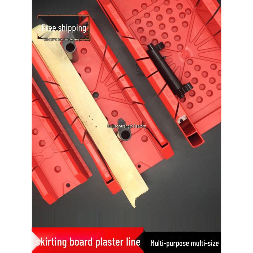 DURA 45°/90° Miter Gauge Back Saw Clamp for Woodworking & Baseboard Miters