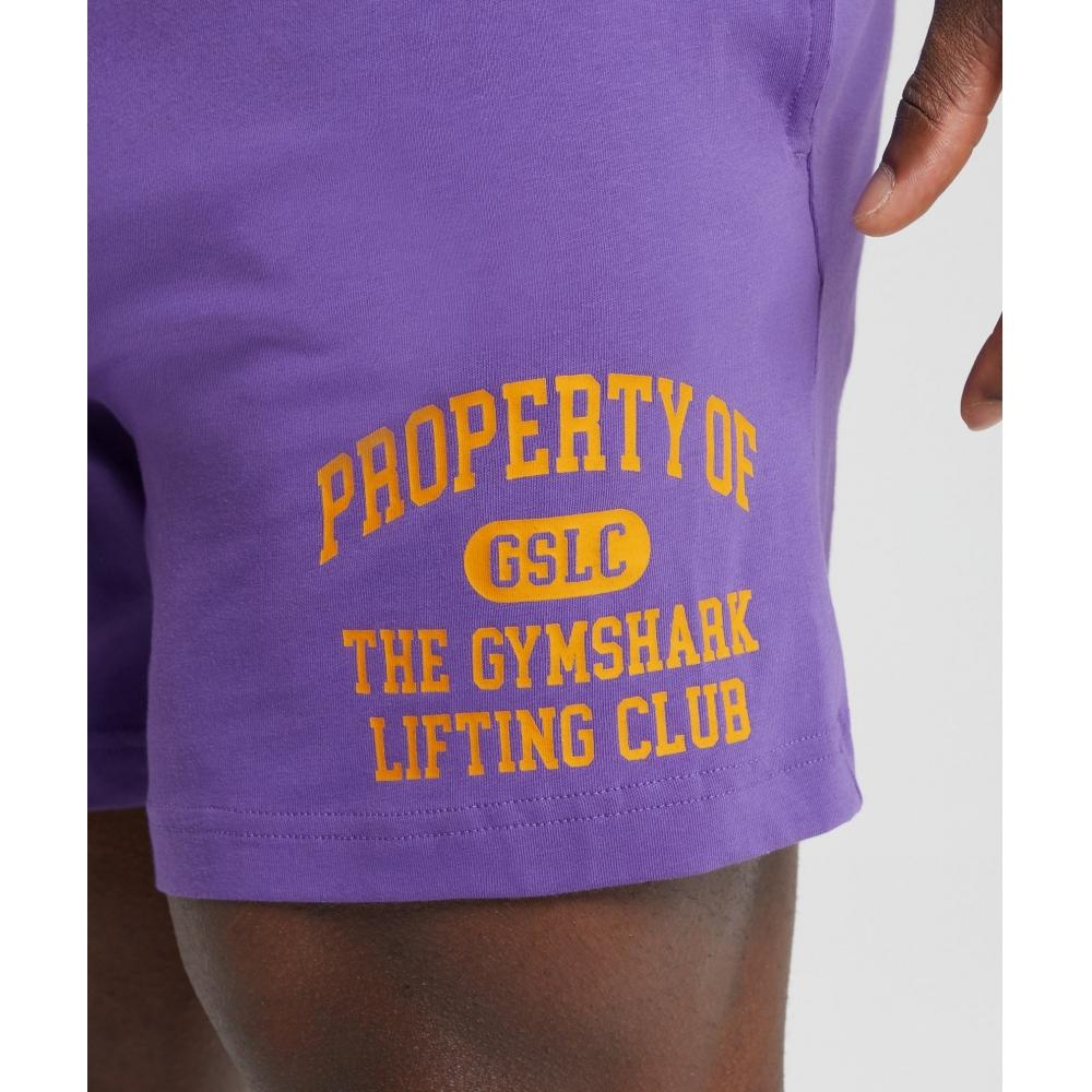 Gymshark Lightweight Jersey Shorts Stellar Purple A5a6j Pbvp