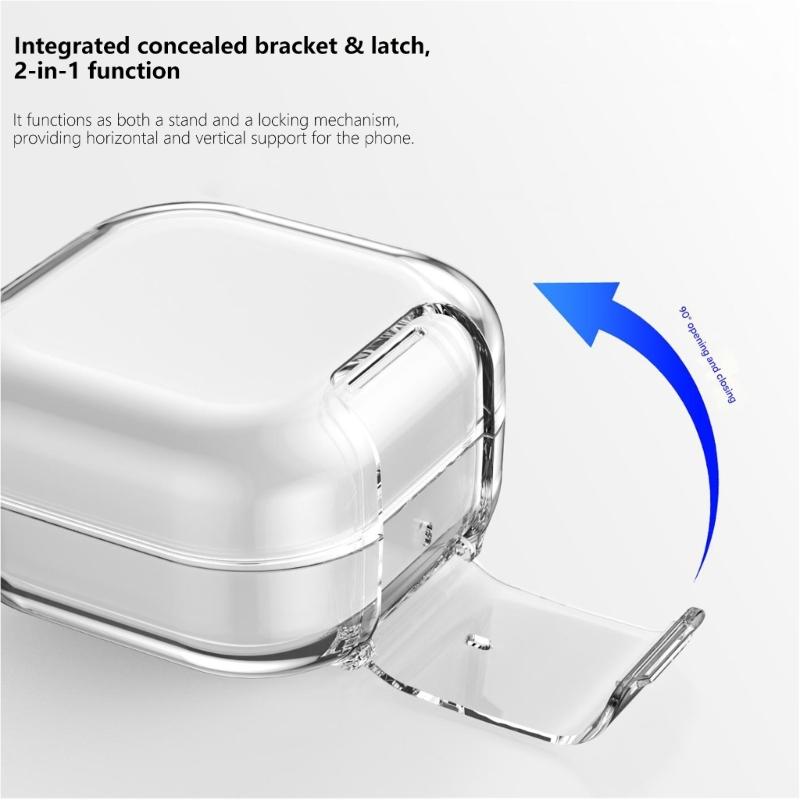 Protective Clear Cover For Buds4/4Pro Earphone Shell Protector Case Featuring AntiSlip Design And Multiple Color Option