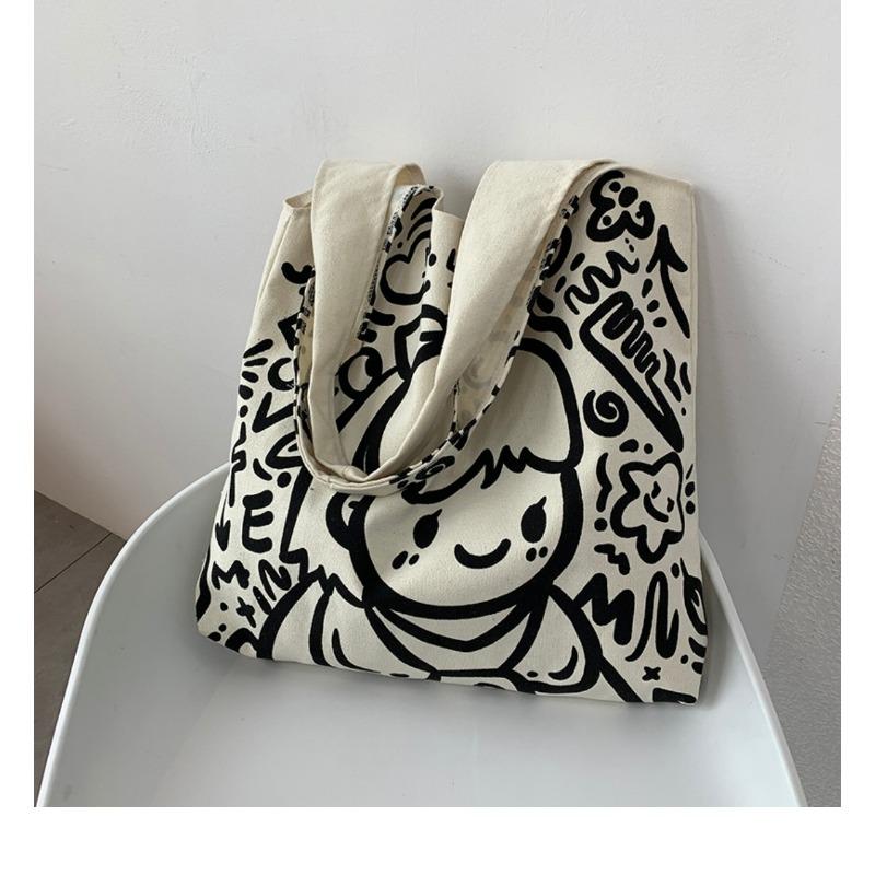 2025 New Canvas Bag Large Capacity Shoulder Bag Tote Bag