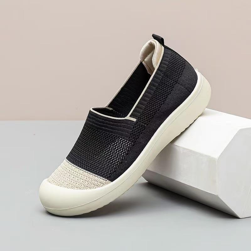 

Женская летняя универсальная повседневная обувь, мягкая подошва, удобная обувь для среднего и пожилого возраста, легкая спортивная обувь на один шаг 42 чёрный