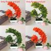 Plastic Fake Flower Bonsai With Chrysanthemum For Living Room Decor