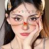Cute Christmas Tattoo Stickers Holiday Activities Girl Sweet Makeup Face Stickers Temporary Tattoo Stickers