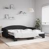 Vidaxl Sofa Rozsuwana, Czarna, 100X200 Cm, Tkanina