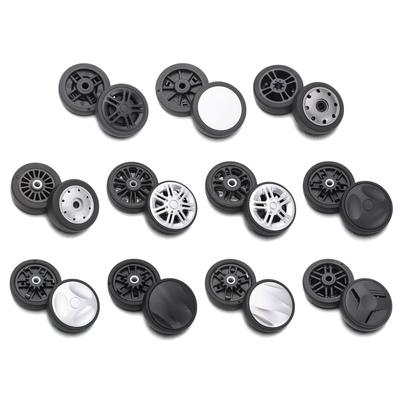 2Pcs Replace Wheels With Screw For Travel Luggage Suitcase Wheels Axles Repair Kit Silent Caster Wheel DIY Repair