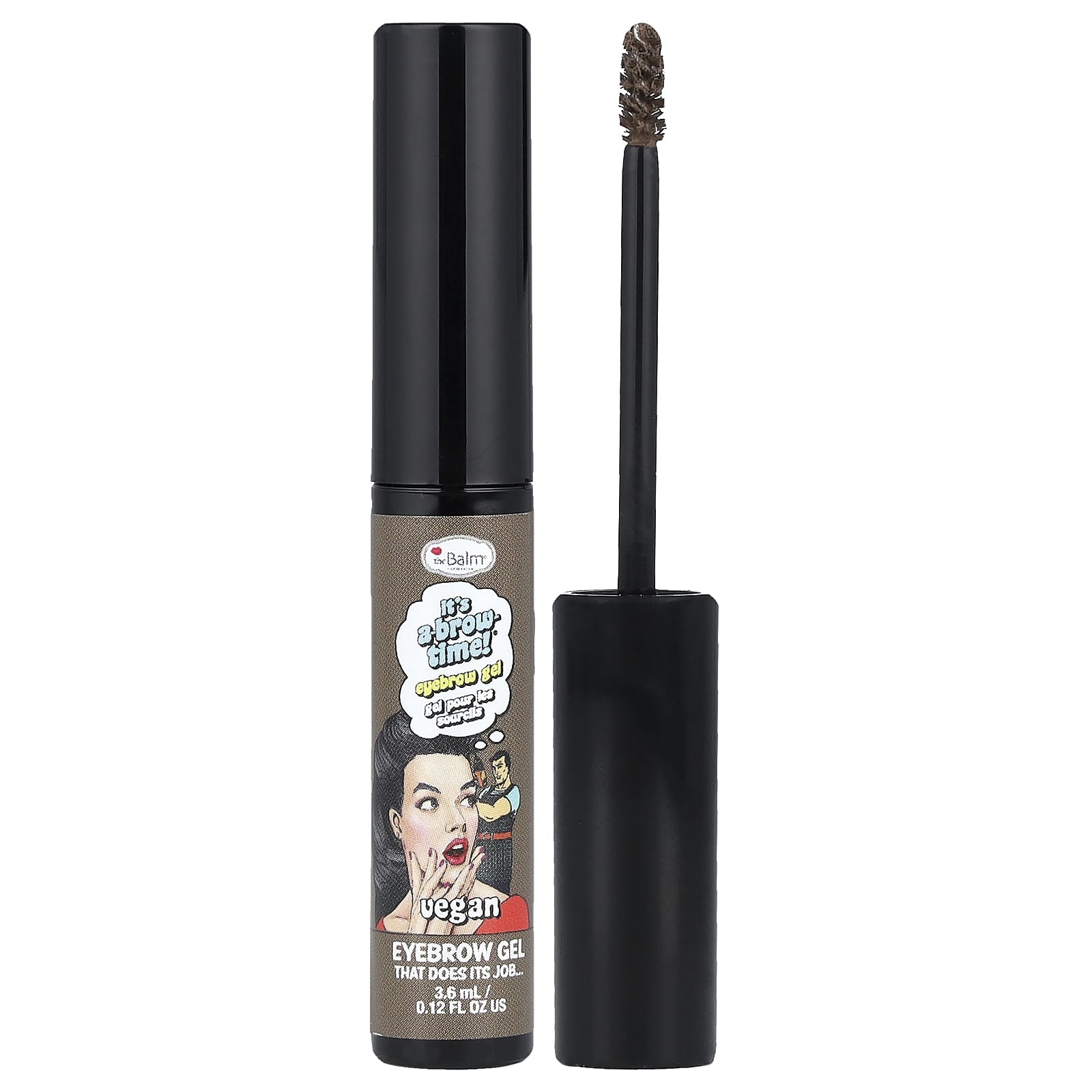 

theBalm Cosmetics, It s A-BrowTime!® Eyebrow Gel, Medium Brown, 3.6 ml (0.12 fl oz)