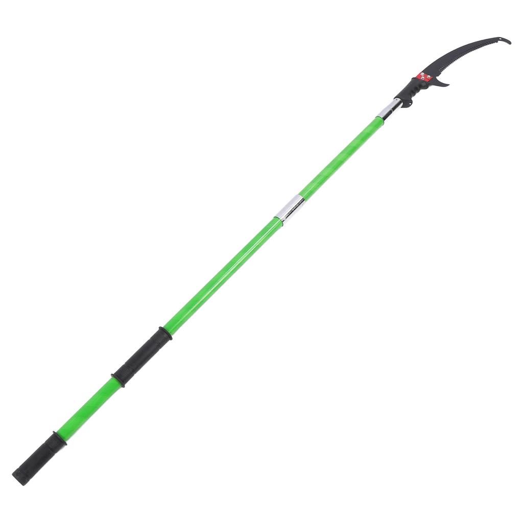 Manual Pole Saw 26 Feet Extendable Tree Pole Pruner High Branch Trimmer with Lightweight Fiberglass
