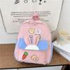 Backpack Cartoon Rabbit Ith Soft Nylon Fabric And Animal Print Children For